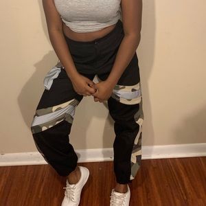 Reflective Camo/Black pants